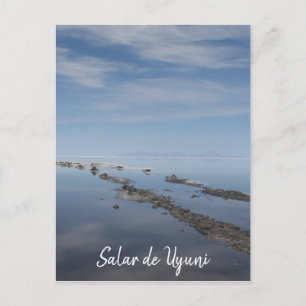 Salar de uyuni bolivien postkarte