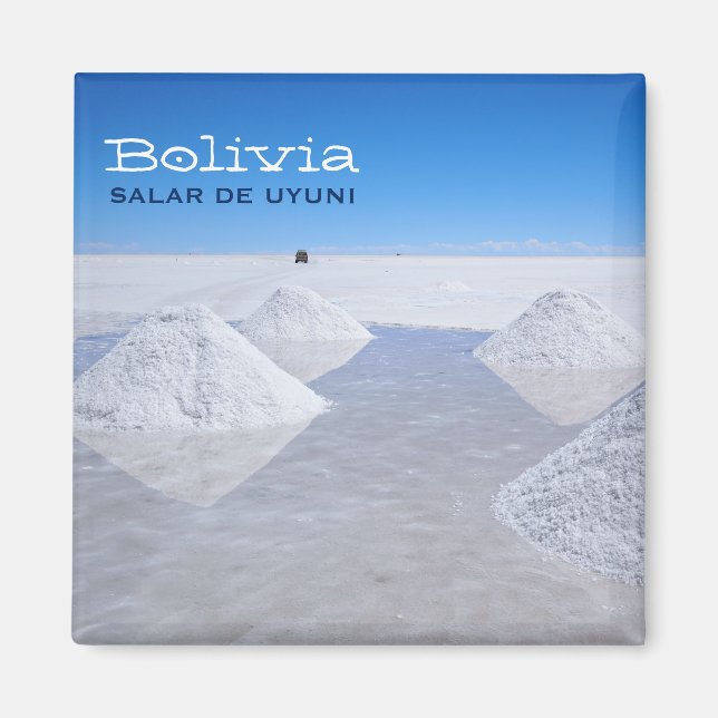 Salar de Uyuni salines aimant texte (Devant)