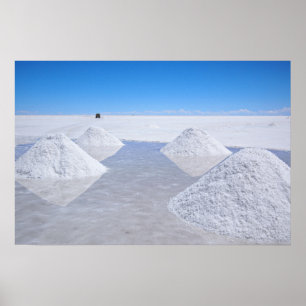 Salar de Uyuni Salzpfanne Poster Druck