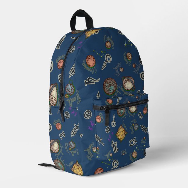 Salat Bedruckter Rucksack (Rückseitige Ecke links)