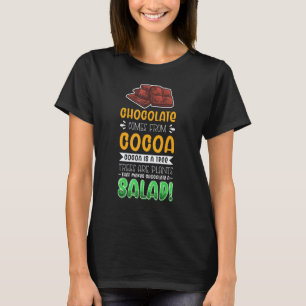 Salat-Diät Veganer und Vegetarischer Grünkohl Kaka T-Shirt