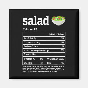 Salat Ernährung Erntedank Lebensmittel Männer Frau Magnet