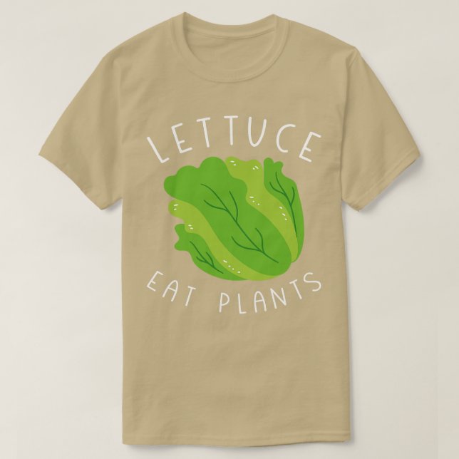 Salat essen Pflanze T-Shirt (Design vorne)