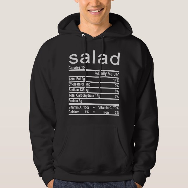 Salat Hoodie (Vorderseite)