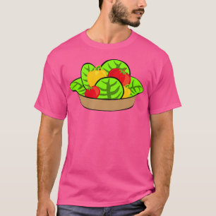 Salat Lettuce Tomato Paprikaschoten T-Shirt