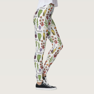Salat-Muster-Leggings Leggings