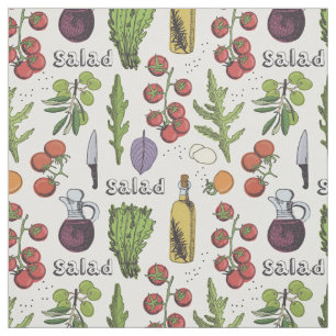 Salat-Mustergewebe Stoff