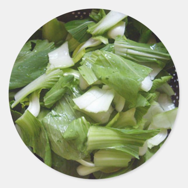 Salat Runder Aufkleber (Vorderseite)
