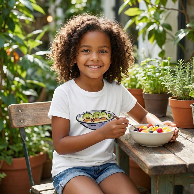 Salatschale mit Kiwi und Orange T-Shirt (Von Creator hochgeladen)