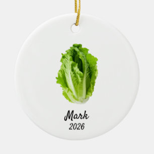 Salatschmuck, Salat-Weihnachtsschmuck Keramik Ornament
