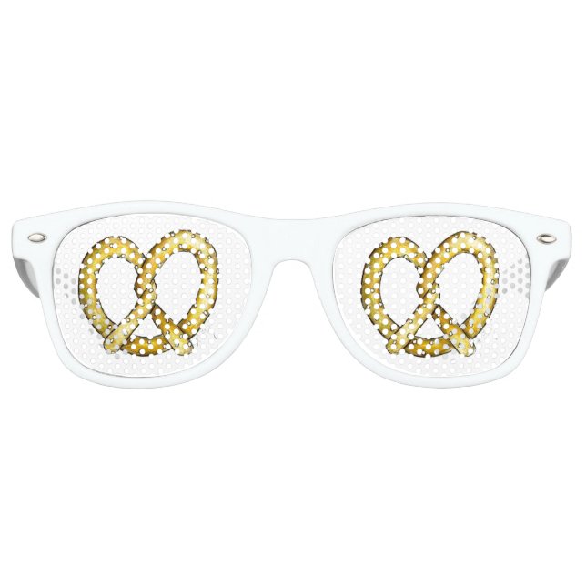 Salatsoft Pretzel Carnival Food NYC Snack Partybrille (Vorderseite)