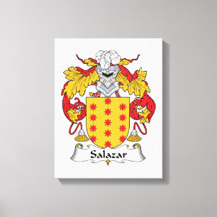 Salazar-Familienwappen Leinwanddruck