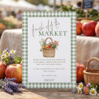 Salbei-Gingham-Marktplatz-Junggesellinnenabschied-