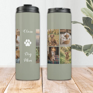 Salbei-Grün 8 Fotos Dog Mom Thermal Tumbler Thermosbecher