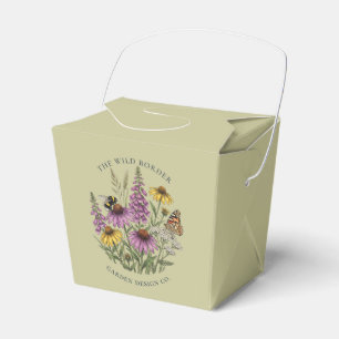 Salbei-Grün-Bestäuber-Saatgut-Päckchen-Geschenkbox Geschenkschachtel