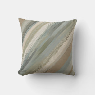 Salbei Grün Staubblau Beige Creme Abstrakt 40cm Kissen