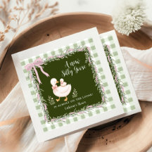 Salbei-Grüne-New-Silly-Goose1-Karo-Baby-Party