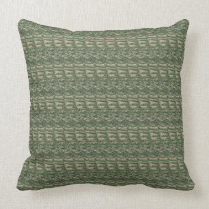 Salbei-und Taupe-Kräuterdruck-Wurfs-Kissen Kissen