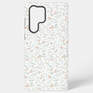 Salbei-Wasserfarbe Wildblumen-Blüten Samsung Galaxy Hülle