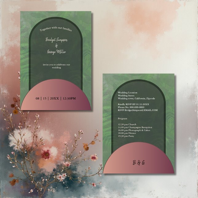 Salbeigrün, einfache boho-schicke Hochzeit (Von Creator hochgeladen)