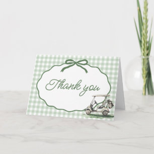 Salbeigrün gestreifter Rahmen Bogen Matcha Dankesk Dankeskarte