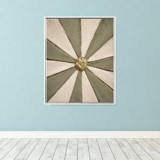 Salbeigrüne geometrische abstrakte Kunst Leinwanddruck