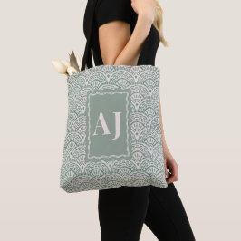 Salbeigrüne Küsten-Muschel-Tasche mit individuelle Tasche
