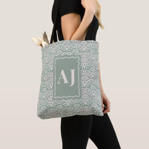 Salbeigrüne Küsten-Muschel-Tasche mit individuelle Tasche