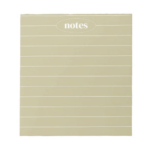 Salbeigrüne Notizen: Elegante & Moderne Korrespond Notizblock