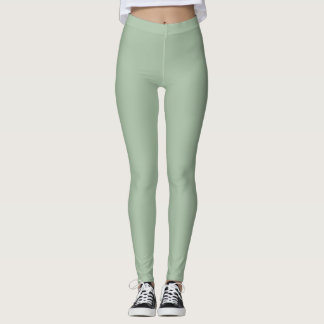 Salbeigrüne Yoga-Leggings Leggings