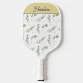 Salbeigrüner Olivenzweig Benutzername Pickleball Schläger