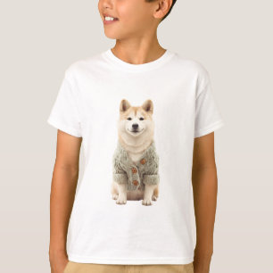 Salbeigrüner Pullover Akita Kinder