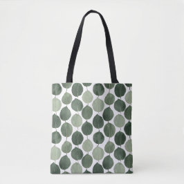 Salbeigrünes Eukalyptusblatt-Muster Botanische Pfl Tasche