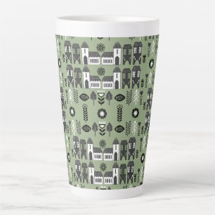 Salbeigrünes Skandi-Hausdekor Milchtasse
