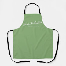 Salbeischürze mit Santa Fe Foodies-Logo