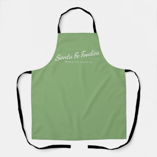Salbeischürze mit Santa Fe Foodies-Logo Schürze