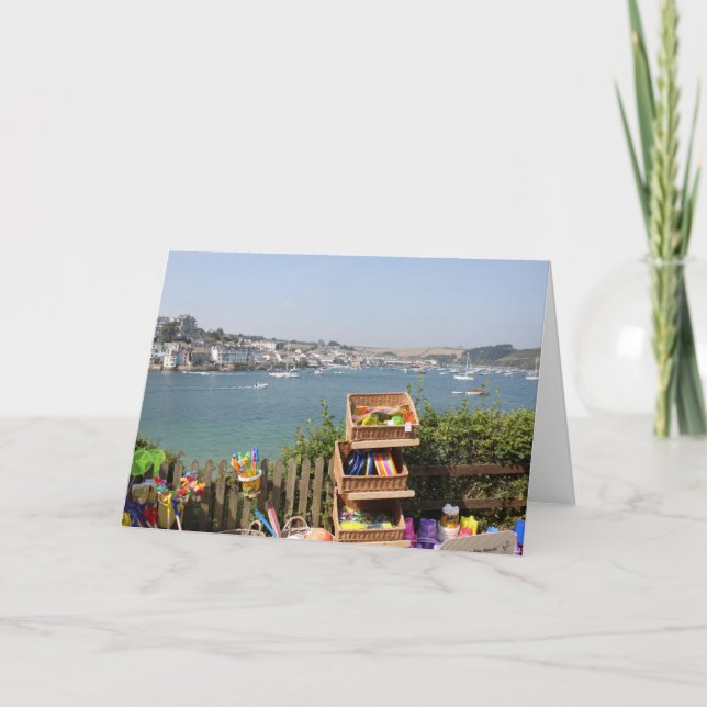 Salcombe, Devon Karte (Vorderseite)