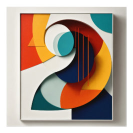 Saldo in Form A Minimalistisch Abstrakt Fotodruck