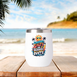 Salé brûlé au soleil et heureux - Retro Beach Vibe