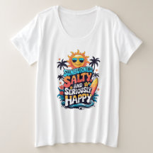 Salé brûlé au soleil et heureux - Retro Beach Vibe