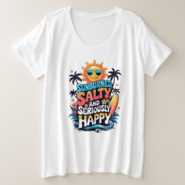 Salé brûlé au soleil et heureux - Retro Beach Vibe