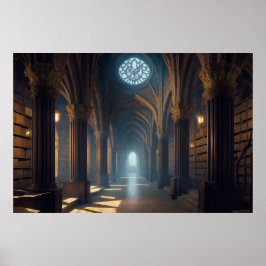 Säle des alten Wissens Poster