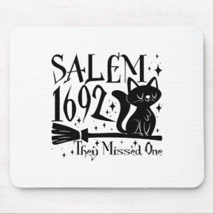Salem 1692 Halloween Funny sie vermissten eine Kat Mousepad