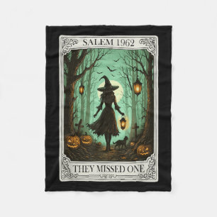 Salem 1692 Halloween sie vermissten ein Tarot C Fleecedecke