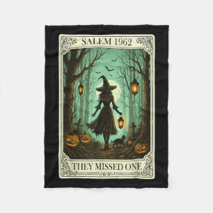 Salem 1692 Halloween sie vermissten ein Tarot C Fleecedecke
