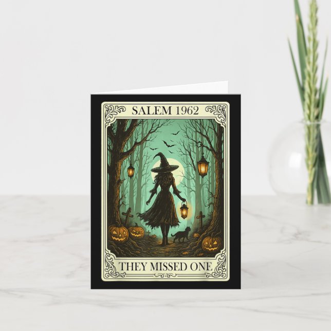 Salem 1692 Halloween sie vermissten ein Tarot C Karte (Vorderseite)