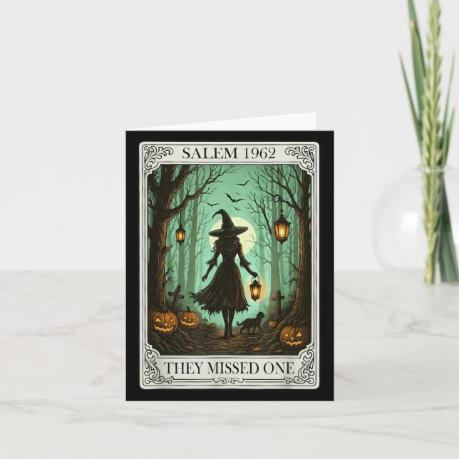 Salem 1692 Halloween sie vermissten ein Tarot C Karte (Vorderseite)
