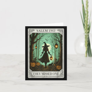 Salem 1692 Halloween sie vermissten ein Tarot C Karte