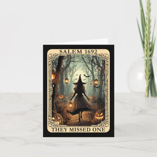 Salem 1692 Halloween sie vermissten ein Tarot C Karte (Vorderseite)
