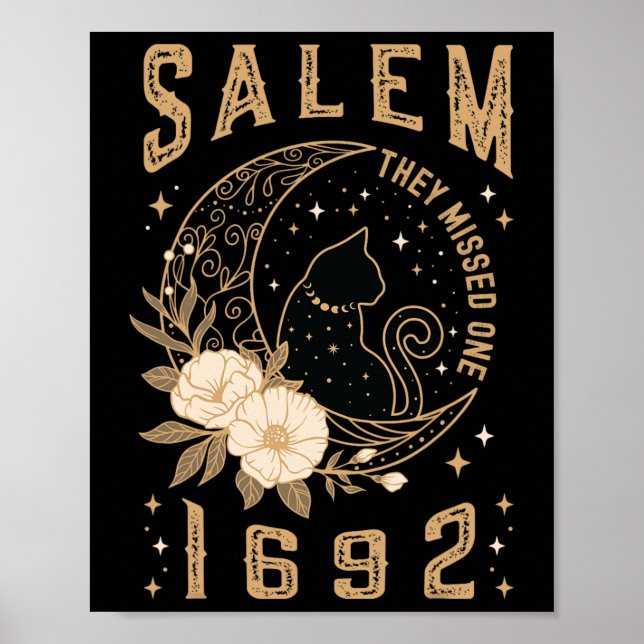 Salem 1692 sie verpassten eine Hexenmeisterschaft  Poster (Vorne)